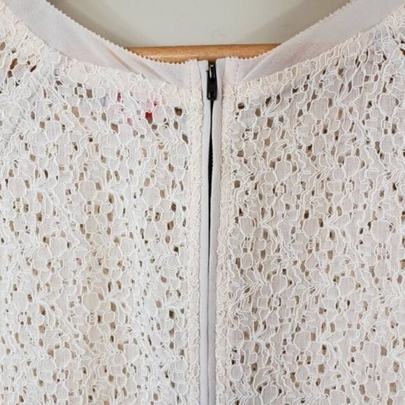 Pixley | Cream Yuli Lace Cap Sleeve Blouse Size XL - Picture 6 of 8